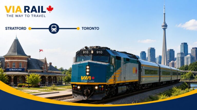 VIA Rail Stratford to Toronto Train 2026