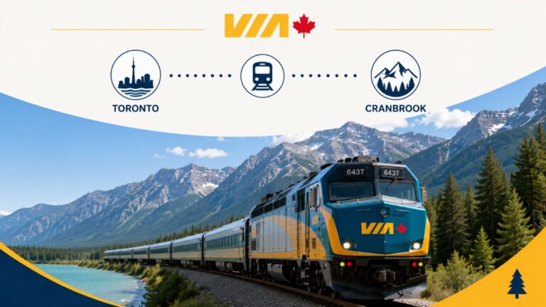 VIA Rail Toronto to Cranbrook Train 2026