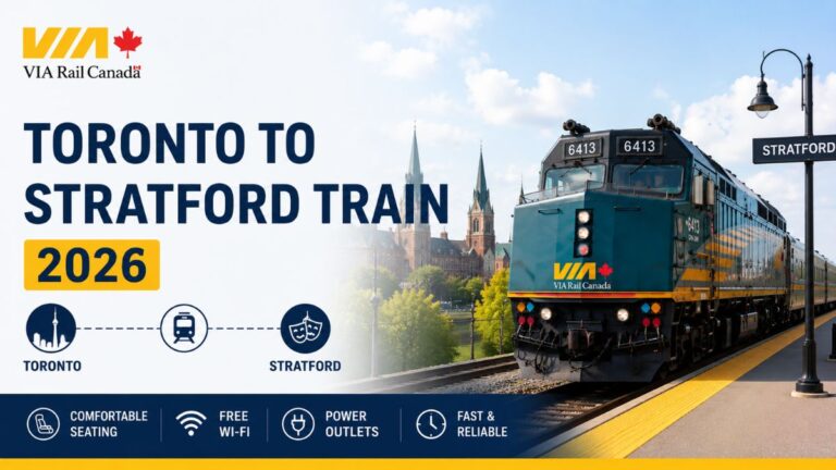 VIA Rail Toronto to Stratford Train 2026