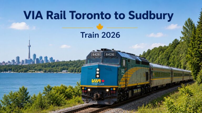 VIA Rail Toronto to Sudbury Train 2026