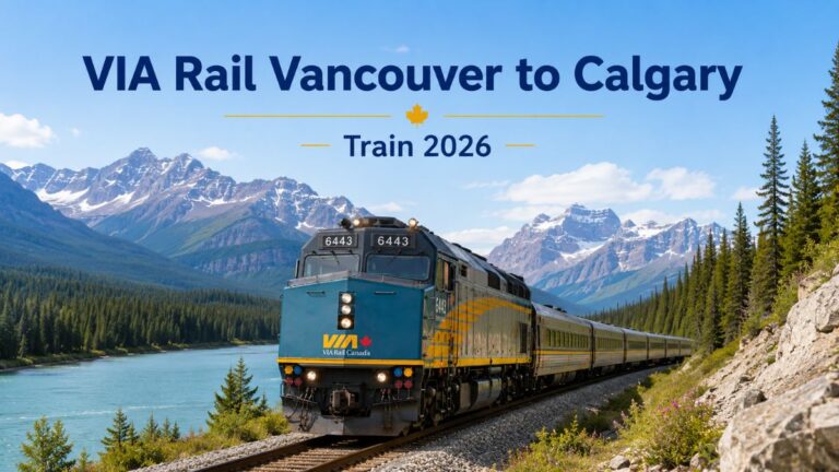 VIA Rail Vancouver to Calgary Train 2026