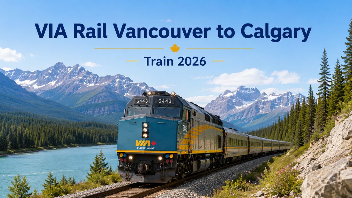 VIA Rail Vancouver to Calgary Train 2026