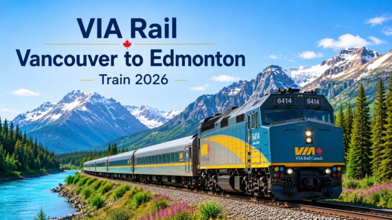 VIA Rail Vancouver to Edmonton Train