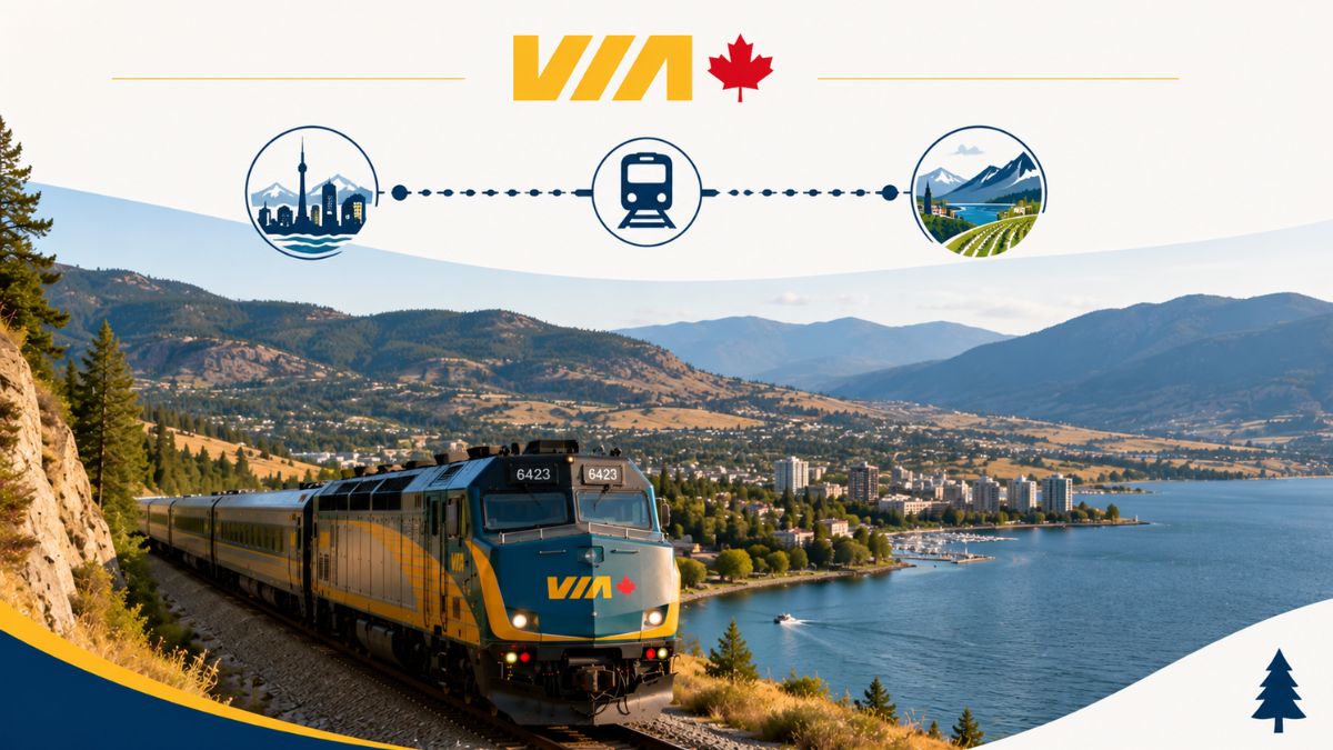 VIA Rail Vancouver to Kelowna Train 2026
